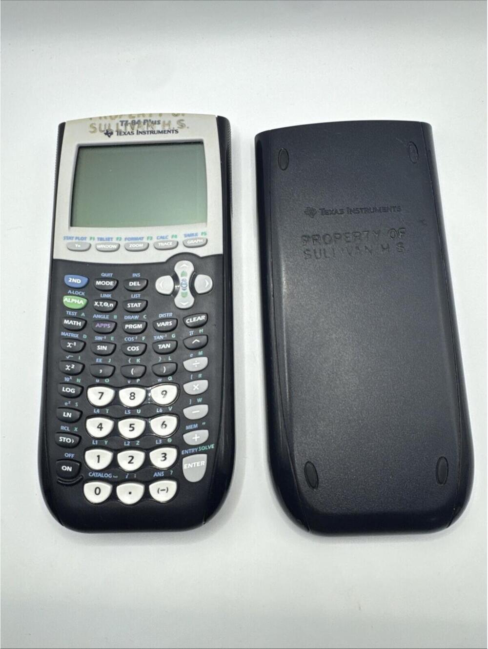 Texas Instruments TI-84 Plus Black Graphing Calculator w/ Slipcover
